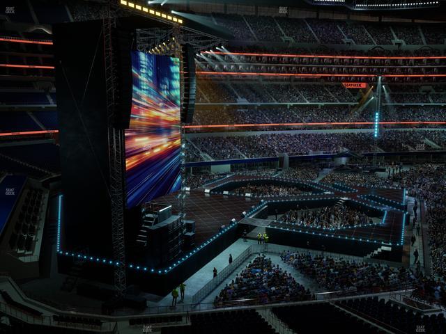 AT&T Stadium - Section 341 Seat View