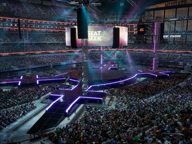 AT&T Stadium - Section 342 Seat View