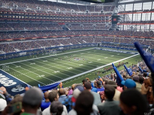 AT&T Stadium - Section 342 Seat View