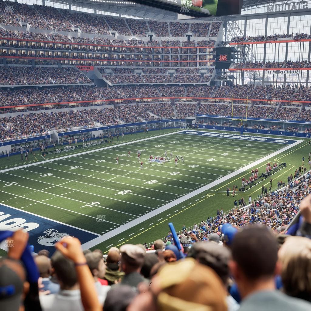 AT&T Stadium - Section 343 Seat View