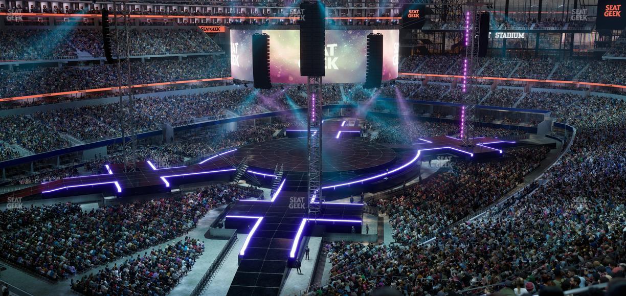 AT&T Stadium - Section 343 Seat View