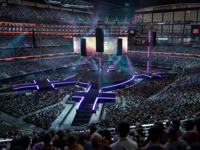 AT&T Stadium - Section 343 Seat View