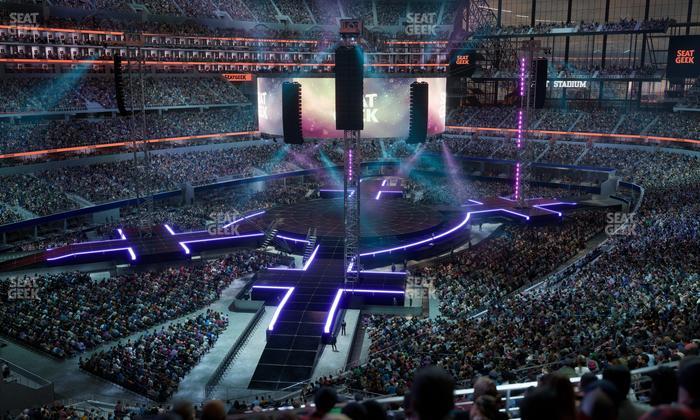 AT&T Stadium - Section 343 Seat View