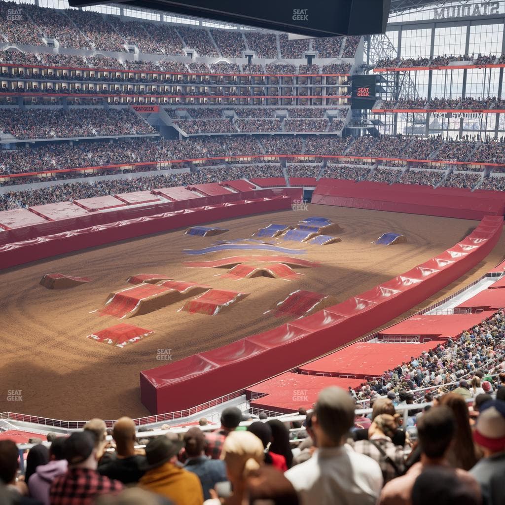 AT&T Stadium - Section 343 Seat View