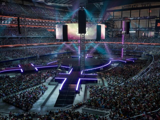 AT&T Stadium - Section 343 Seat View