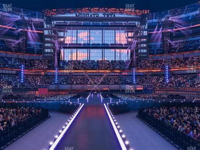 AT&T Stadium - Section 344 Seat View