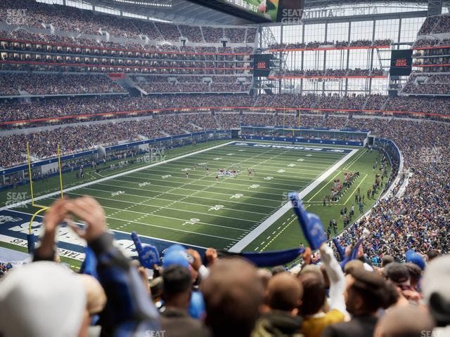 AT&T Stadium - Section 344 Seat View