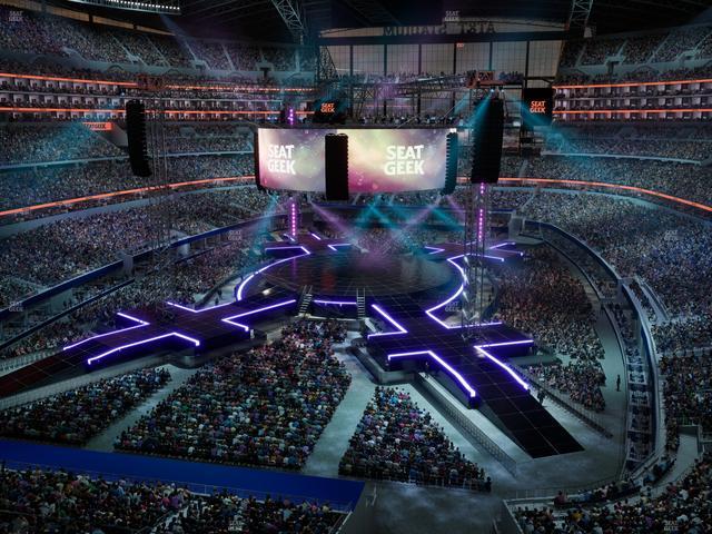 AT&T Stadium - Section 345 Seat View