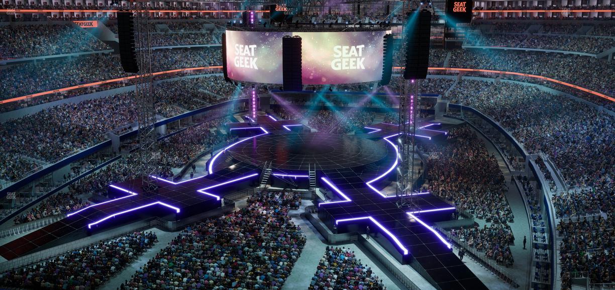 AT&T Stadium - Section 345 Seat View