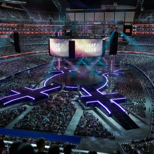 AT&T Stadium - Section 345 Seat View