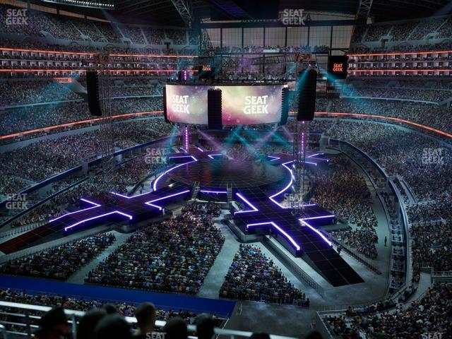 AT&T Stadium - Section 345 Seat View