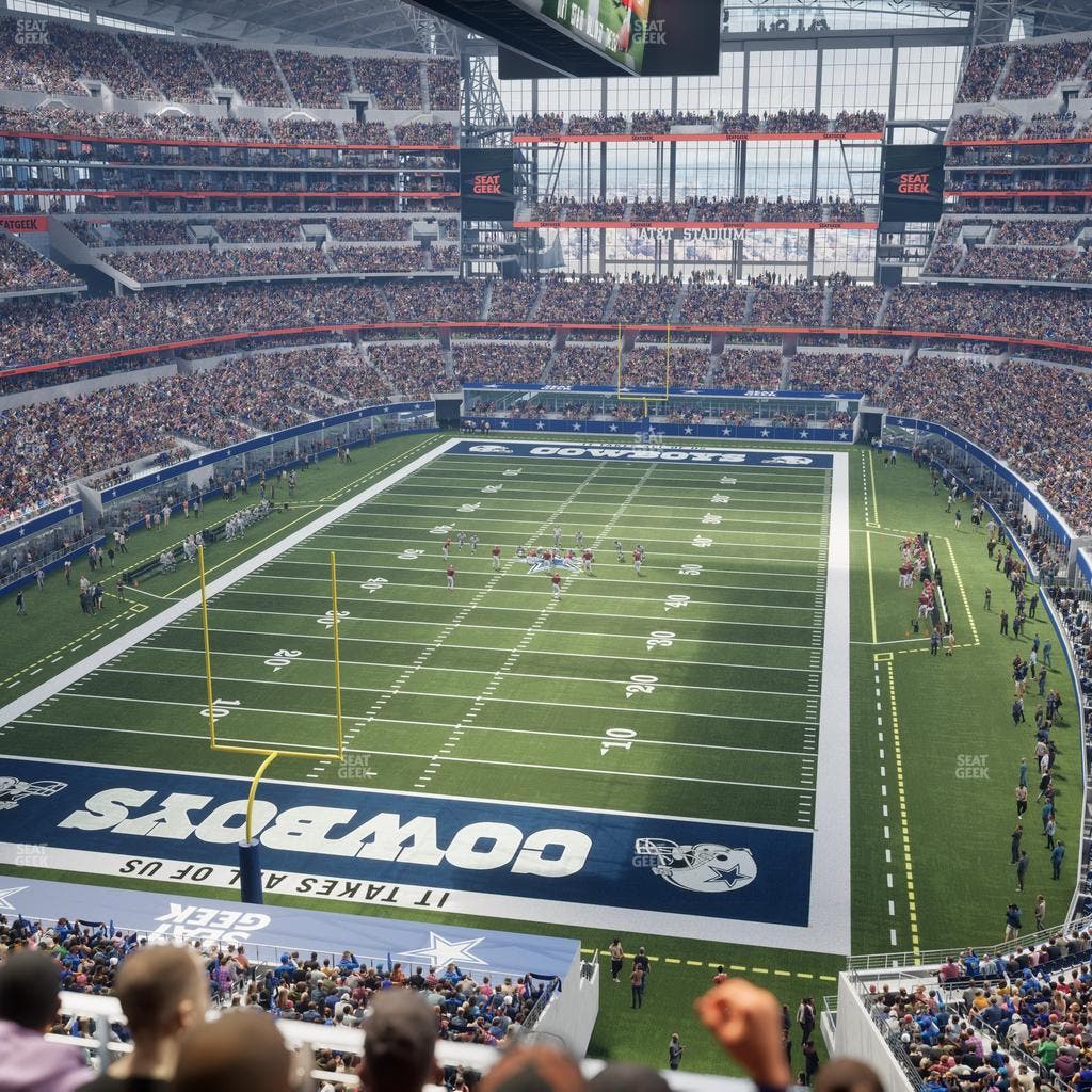 AT&T Stadium - Section 345 Seat View