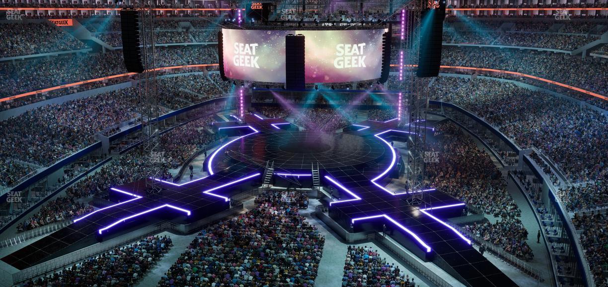 AT&T Stadium - Section 346 Seat View