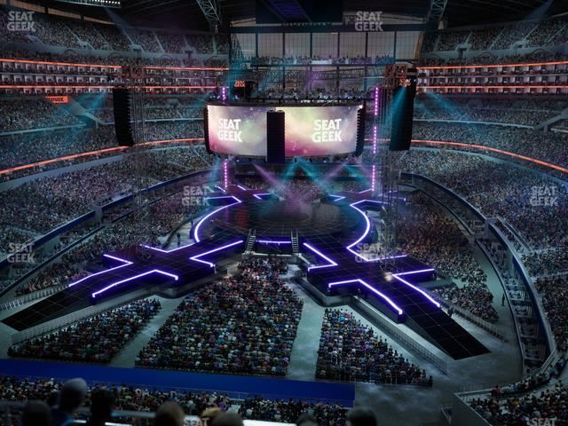 AT&T Stadium - Section 346 Seat View