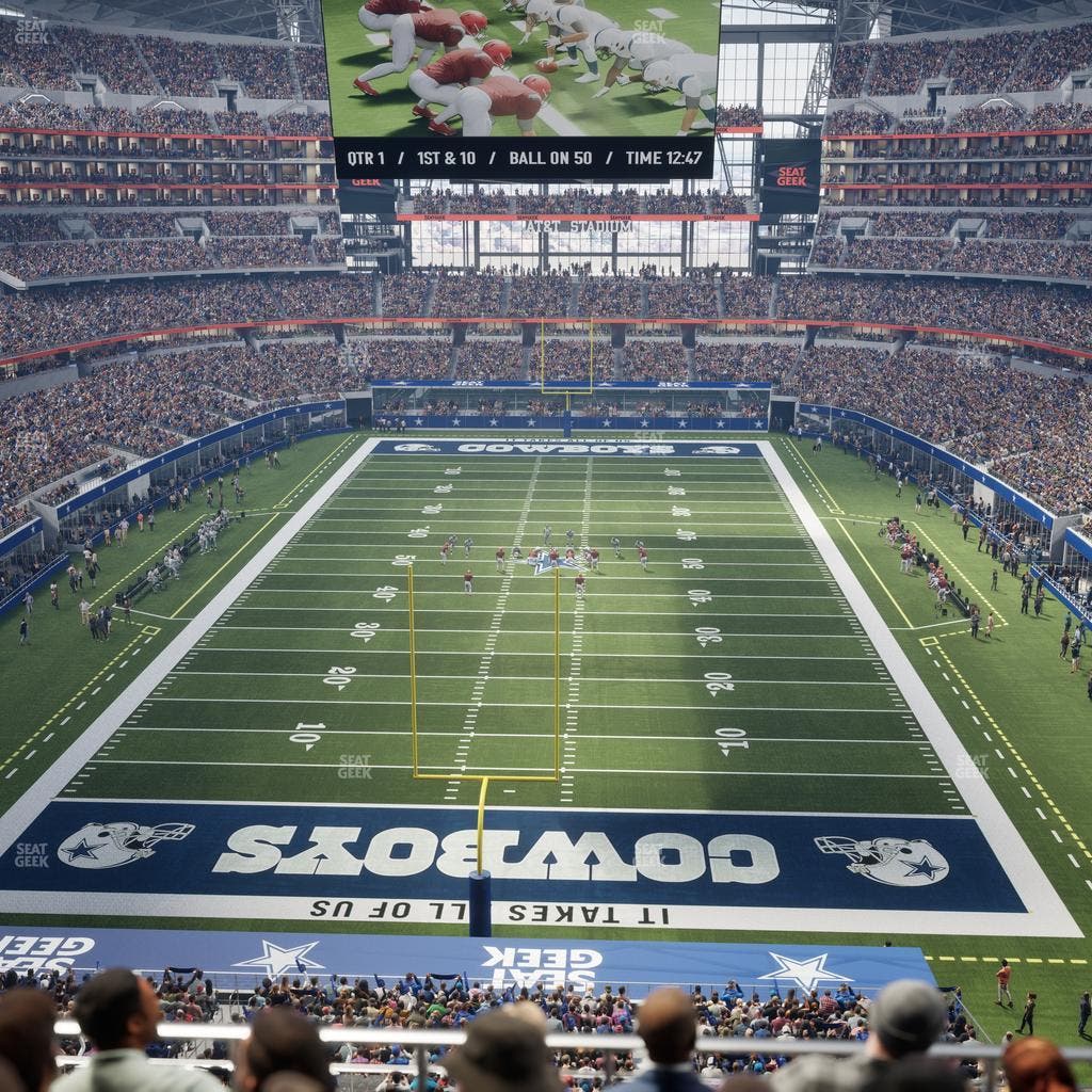 AT&T Stadium - Section 347 Seat View