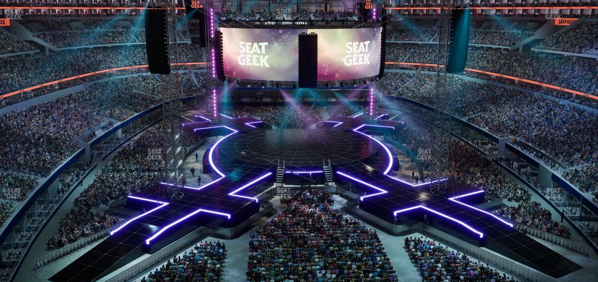 AT&T Stadium - Section 348 Seat View