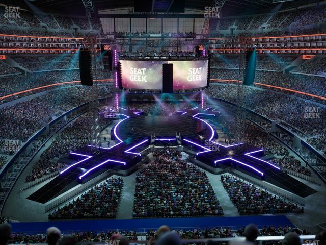 AT&T Stadium - Section 348 Seat View