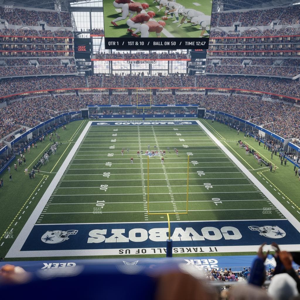 AT&T Stadium - Section 348 Seat View