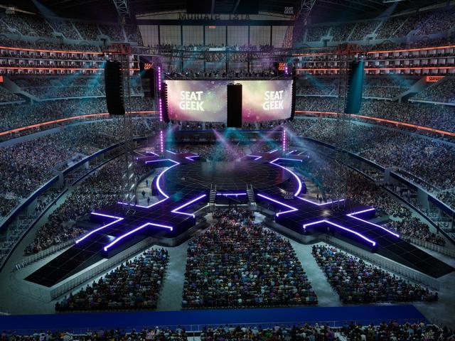 AT&T Stadium - Section 348 Seat View