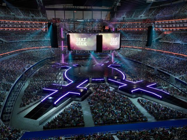 AT&T Stadium - Section 349 Seat View
