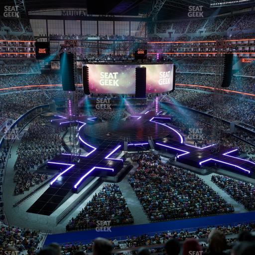 AT&T Stadium - Section 350 Seat View