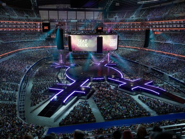 AT&T Stadium - Section 350 Seat View