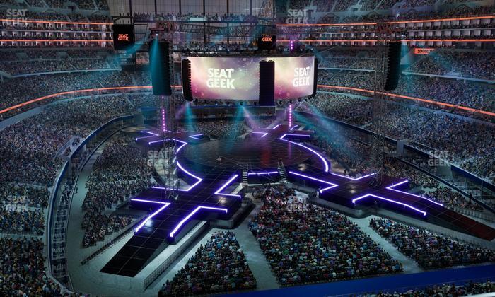 AT&T Stadium - Section 350 Seat View