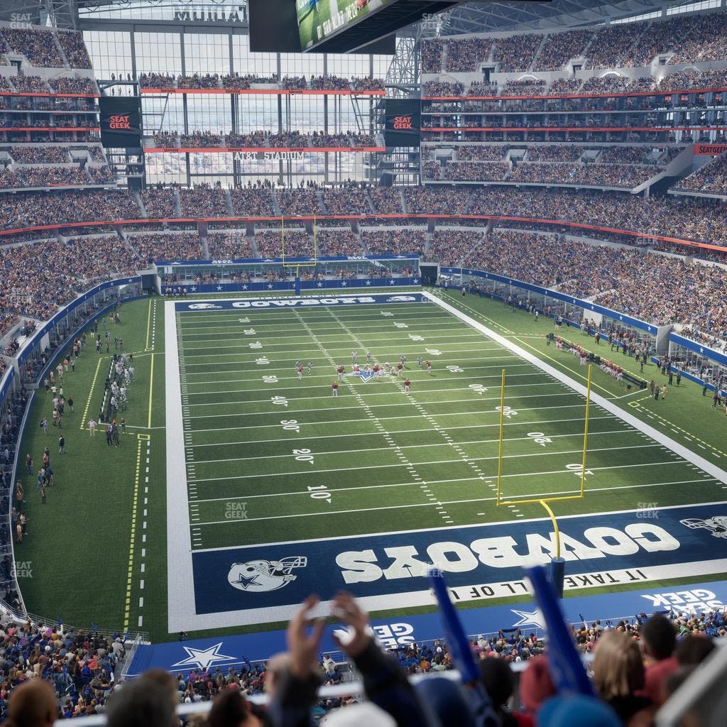 AT&T Stadium - Section 350 Seat View