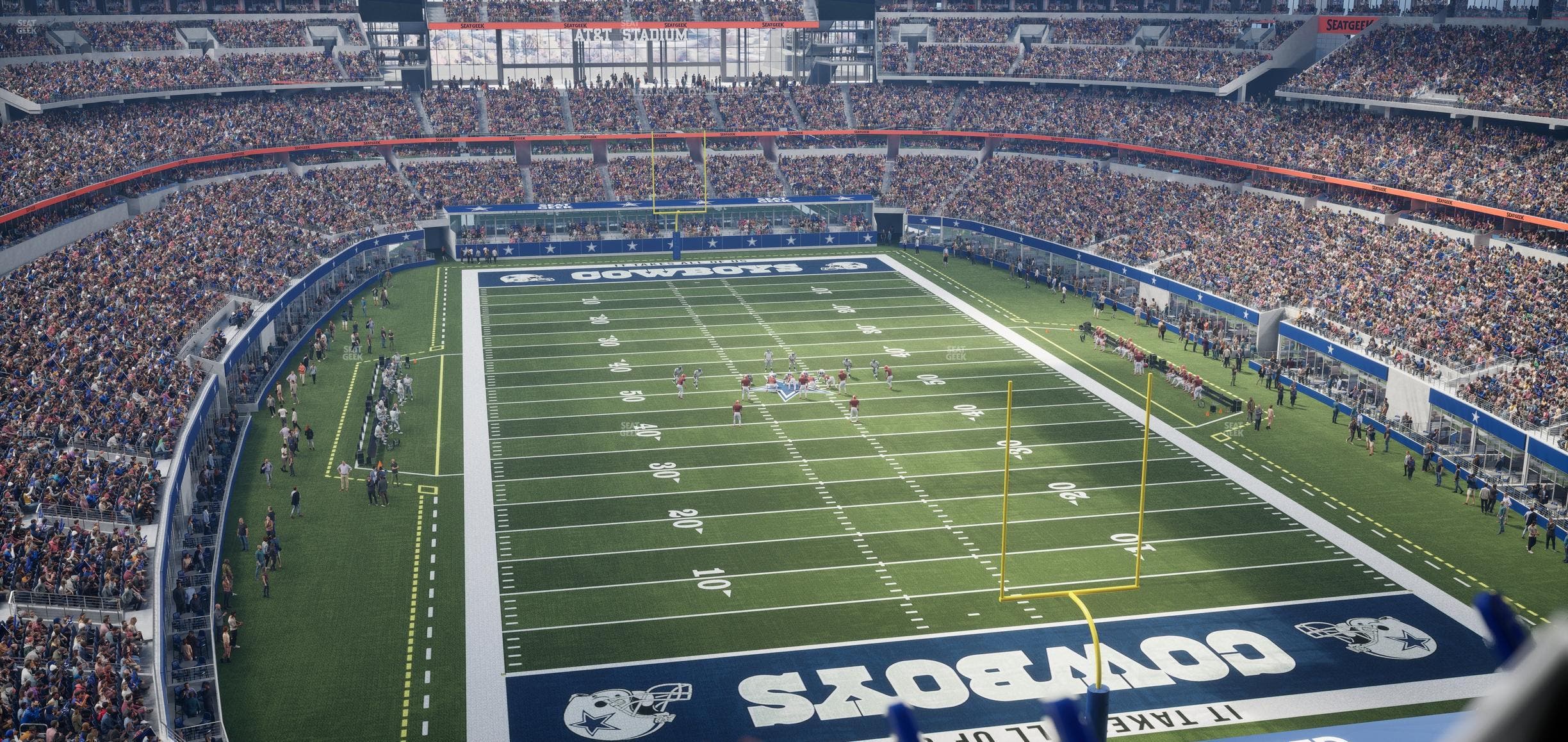 AT&T Stadium - Section 350 Seat View