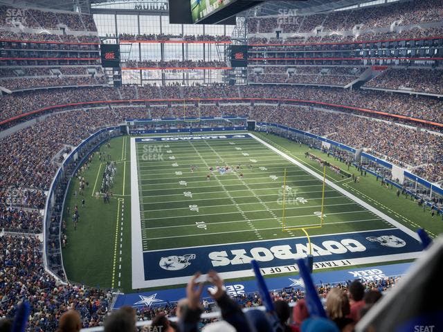 AT&T Stadium - Section 350 Seat View
