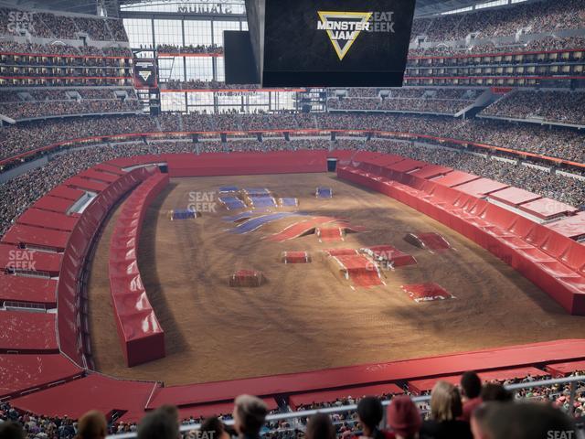 AT&T Stadium - Section 350 Seat View AT&T Stadium - Section 350 Seat View