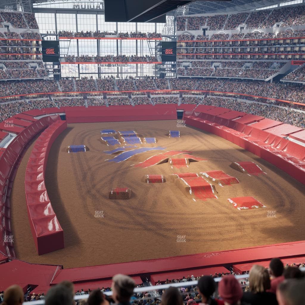 AT&T Stadium - Section 350 Seat View