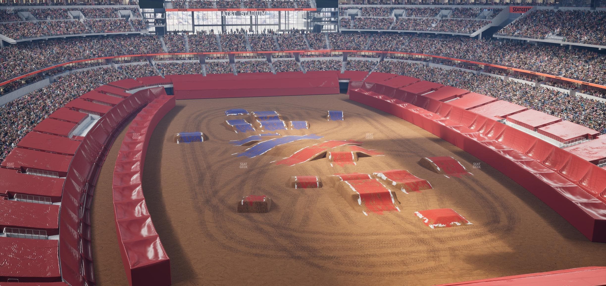 AT&T Stadium - Section 350 Seat View