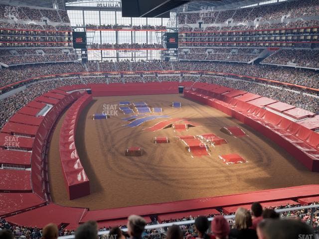 AT&T Stadium - Section 350 Seat View