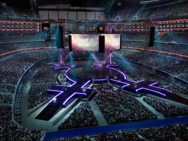 AT&T Stadium - Section 350 Seat View
