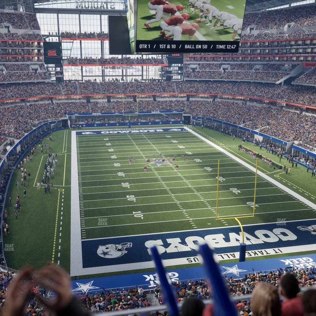 AT&T Stadium - Section 350 Seat View