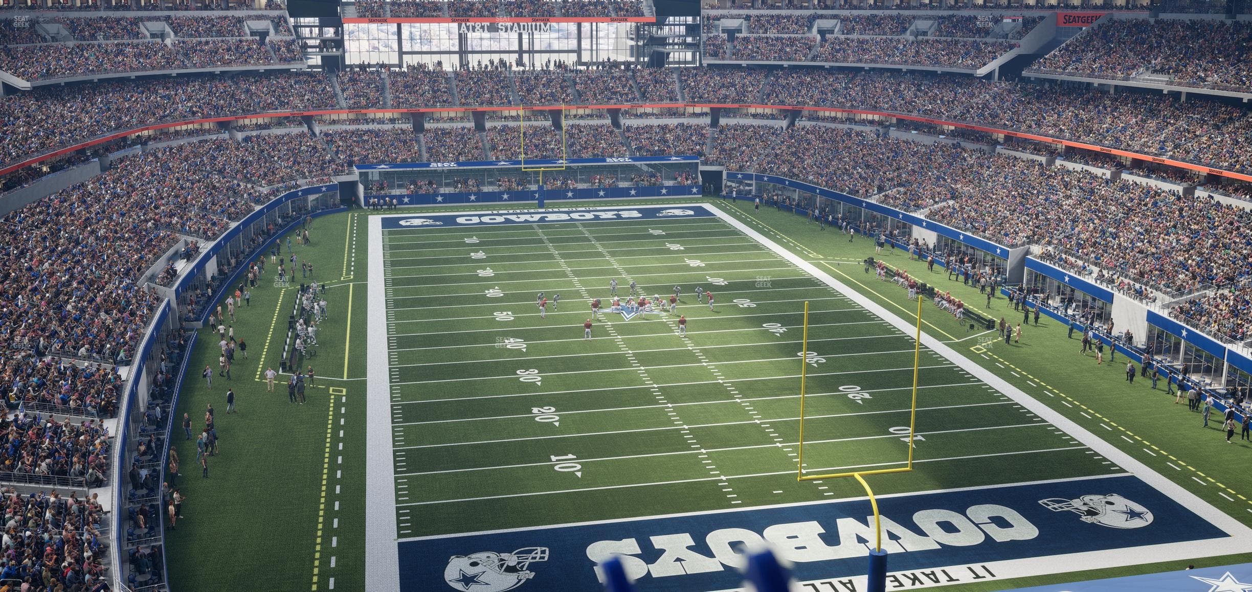 AT&T Stadium - Section 350 Seat View