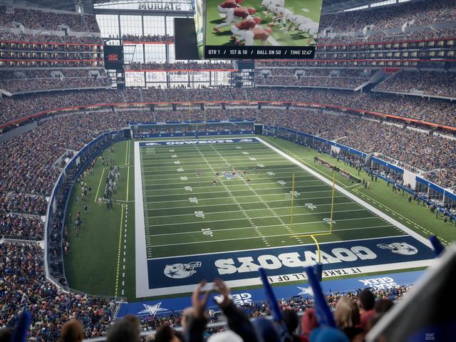 AT&T Stadium - Section 350 Seat View