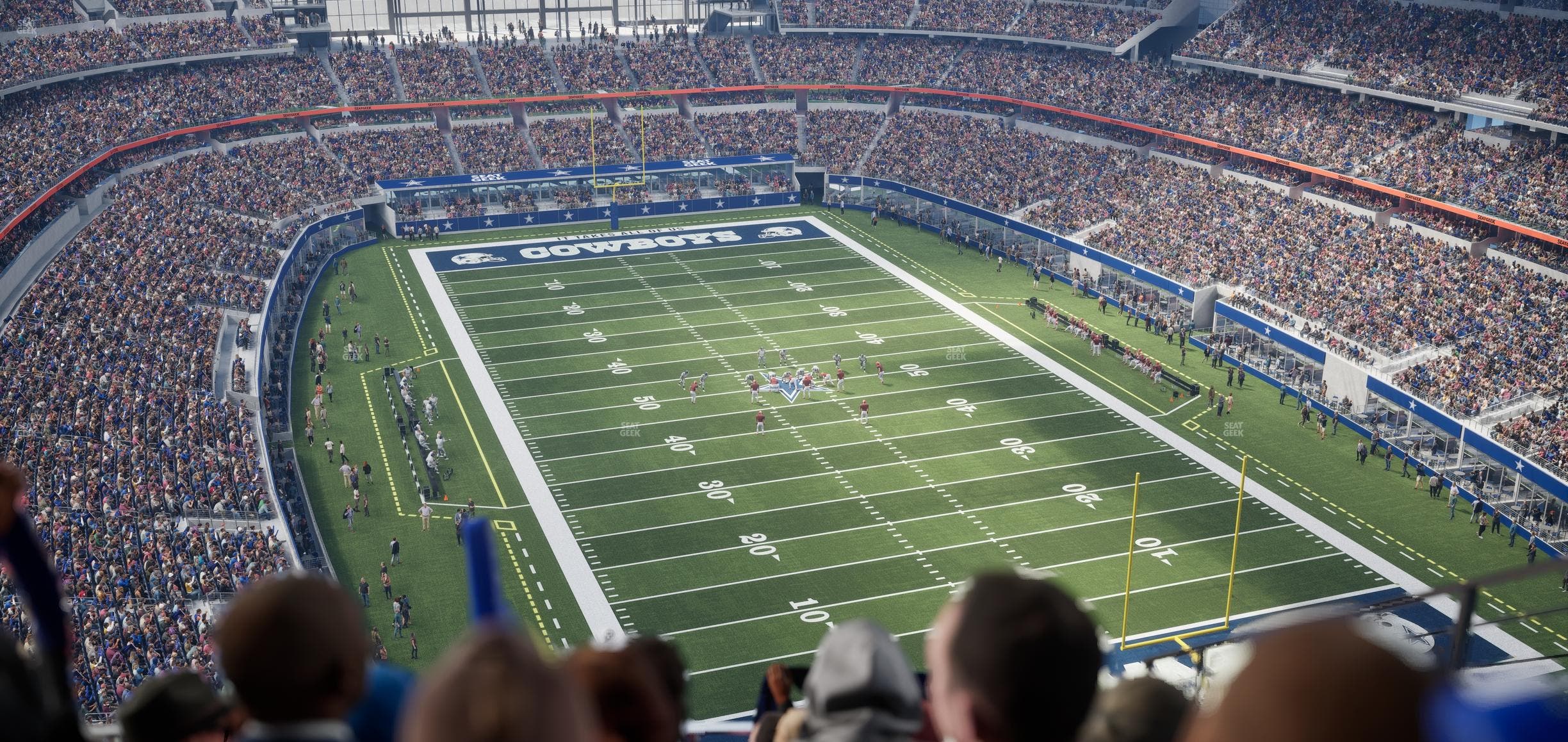 AT&T Stadium - Section 401 Seat View