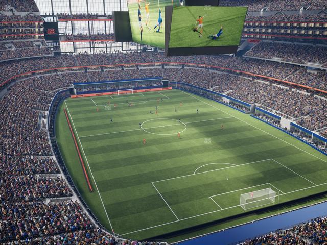 AT&T Stadium - Section 401 Seat View