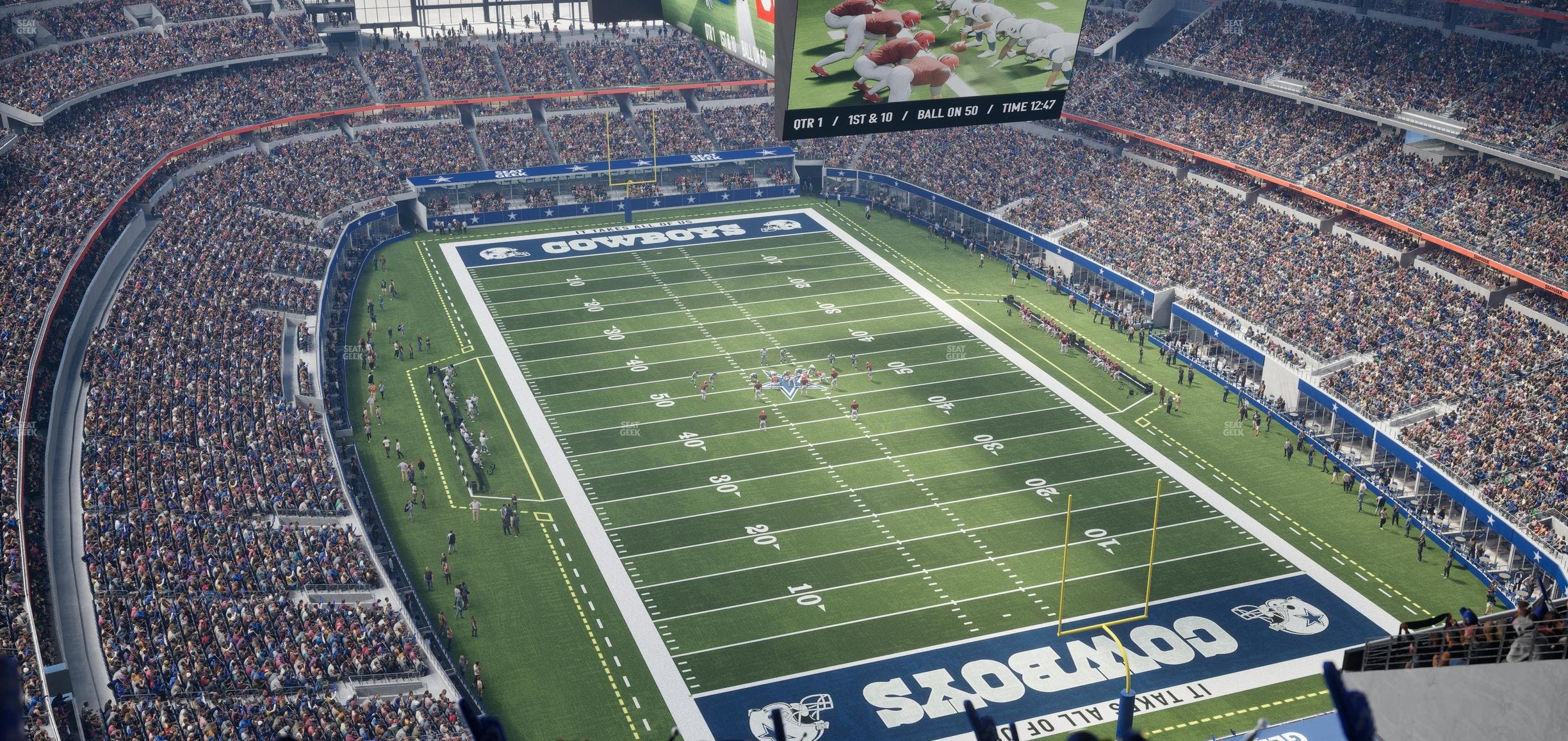 AT&T Stadium - Section 401 Seat View