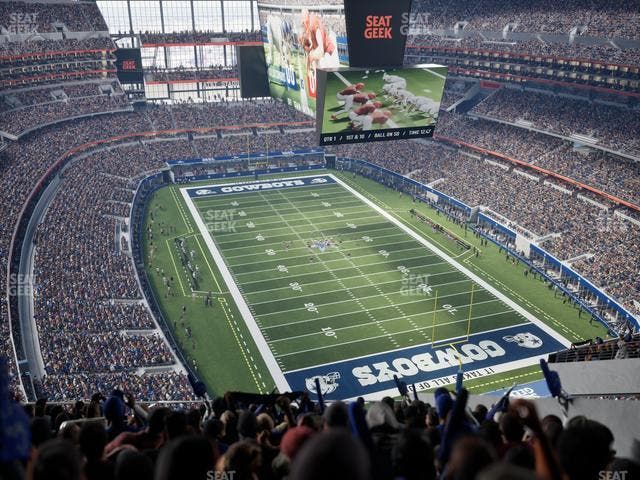 AT&T Stadium - Section 401 Seat View AT&T Stadium - Section 401 Seat View