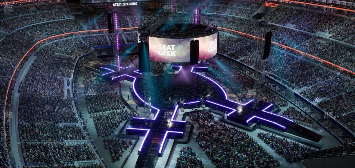 AT&T Stadium - Section 401 Seat View