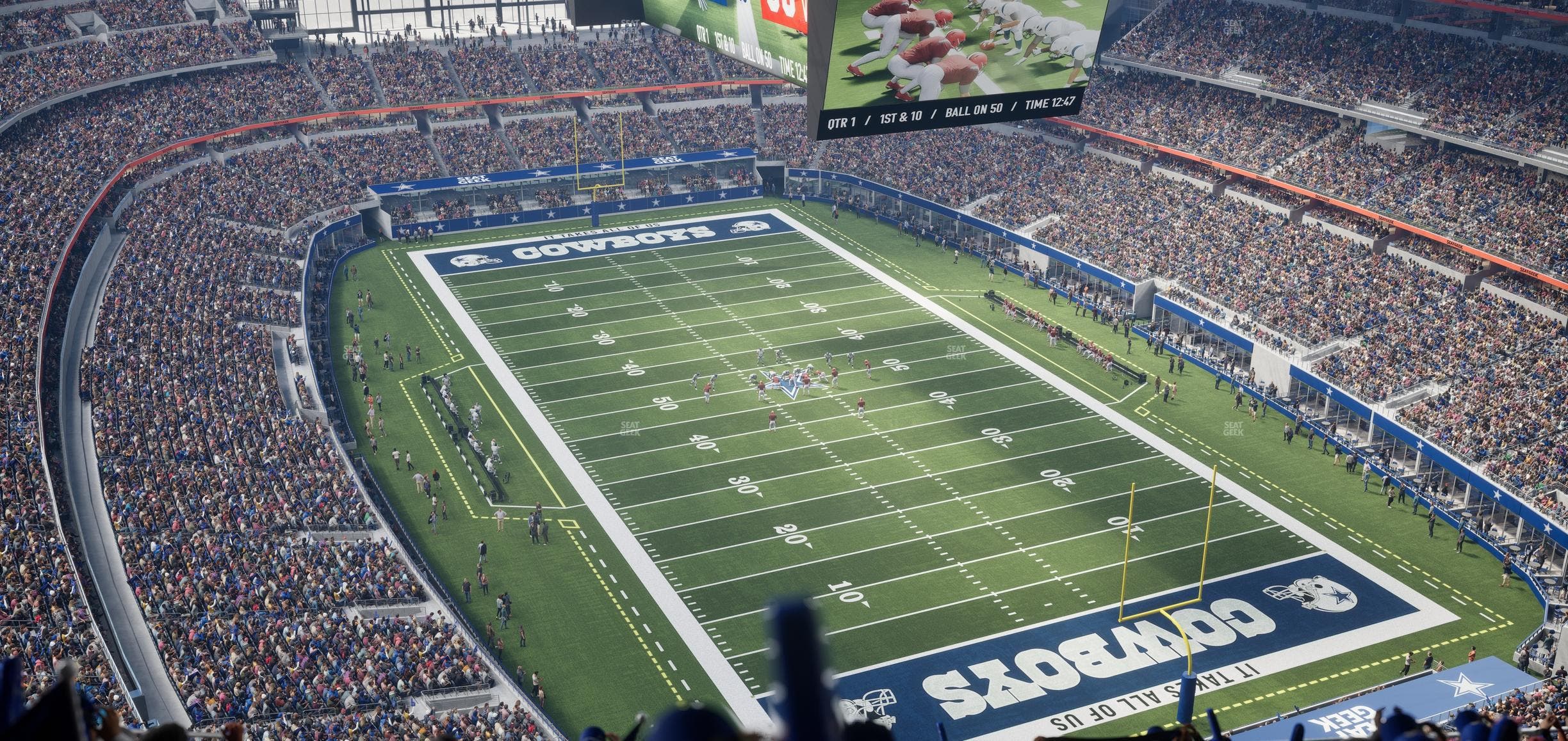 AT&T Stadium - Section 402 Seat View