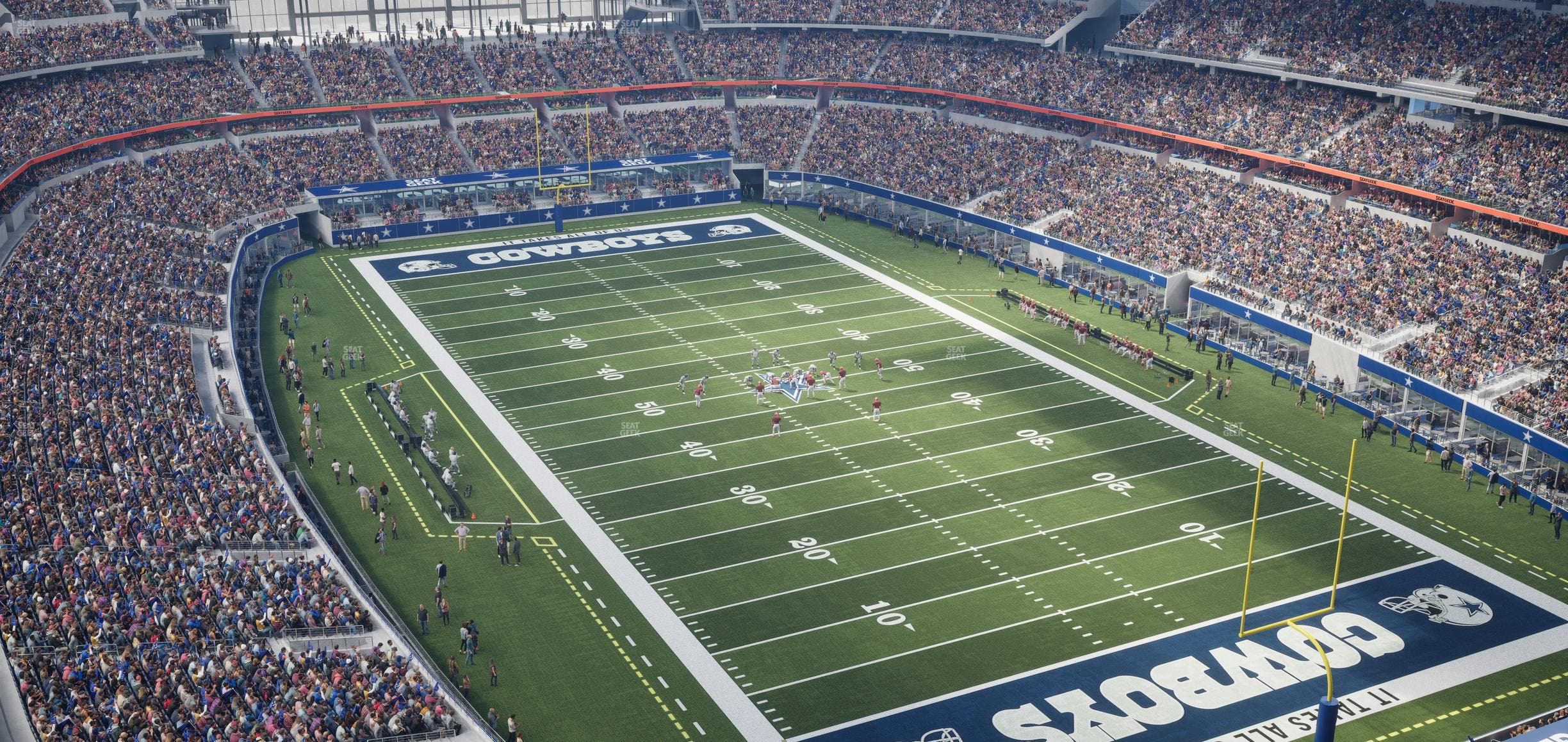 AT&T Stadium - Section 402 Seat View