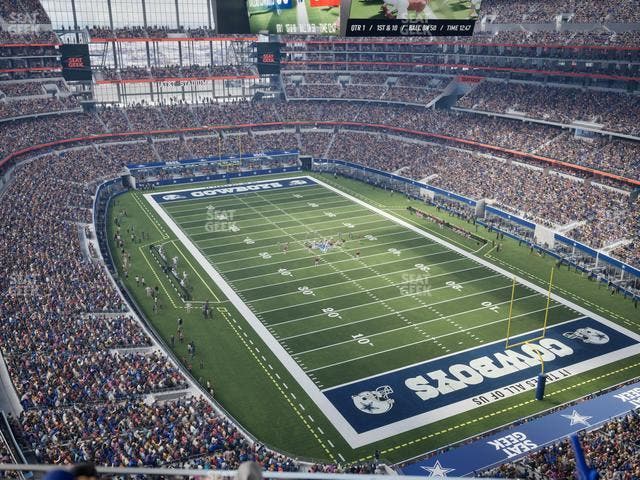 AT&T Stadium - Section 402 Seat View