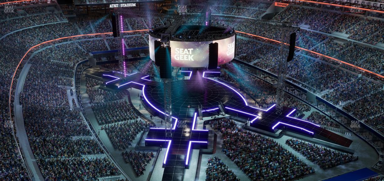 AT&T Stadium - Section 402 Seat View