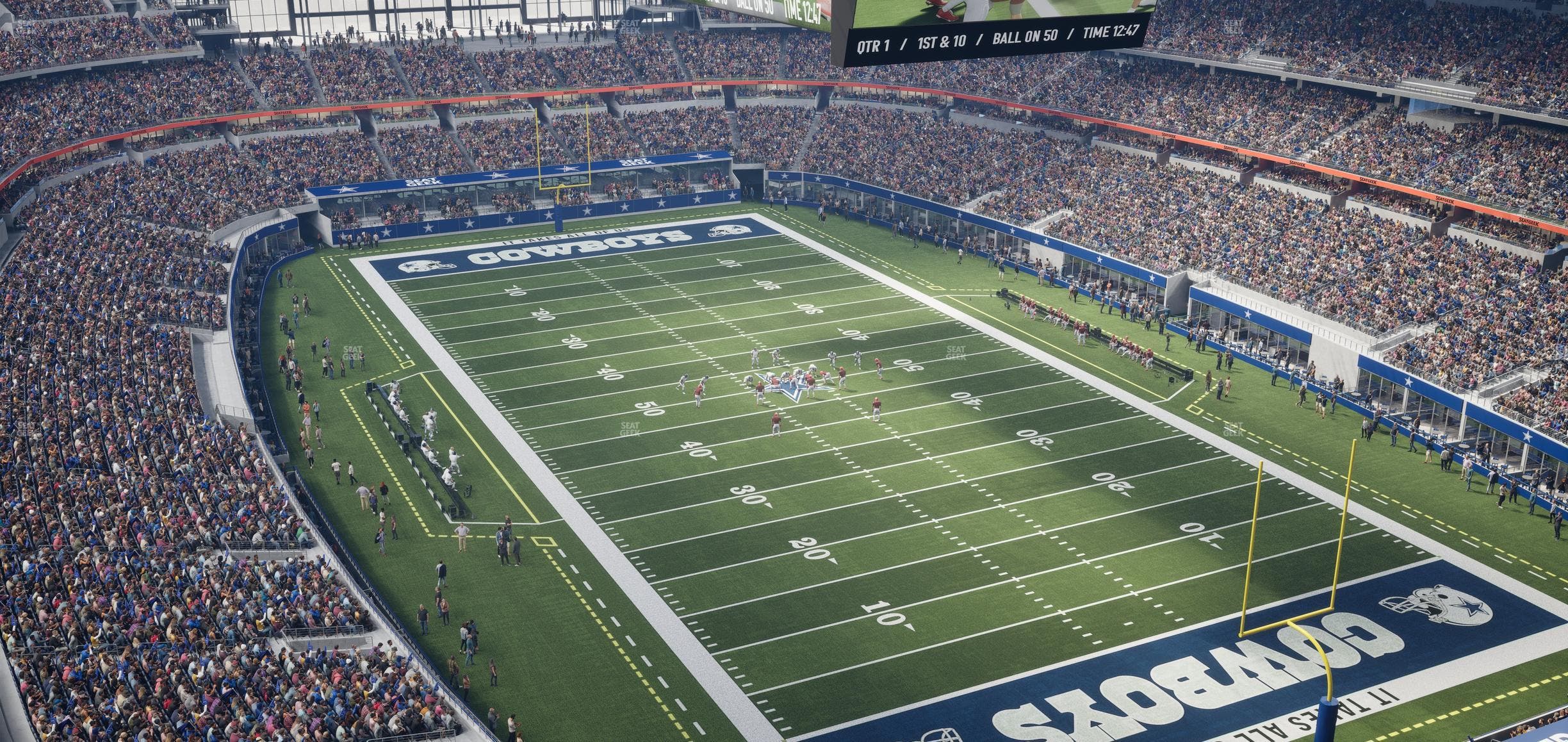 AT&T Stadium - Section 402 Seat View