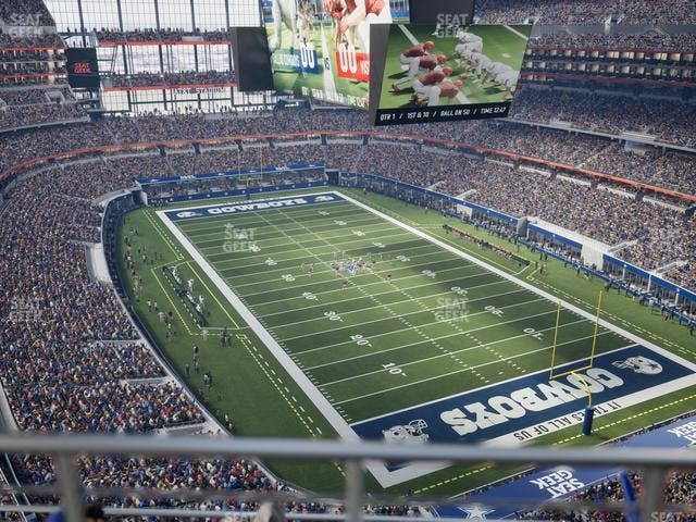 AT&T Stadium - Section 402 Seat View