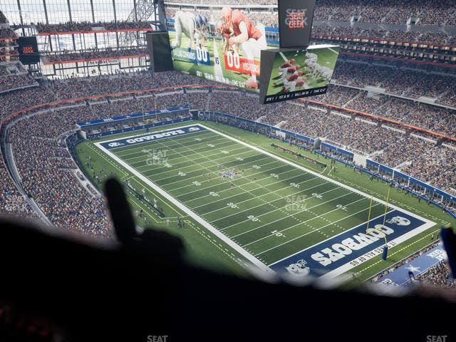 AT&T Stadium - Section 404 Seat View AT&T Stadium - Section 404 Seat View